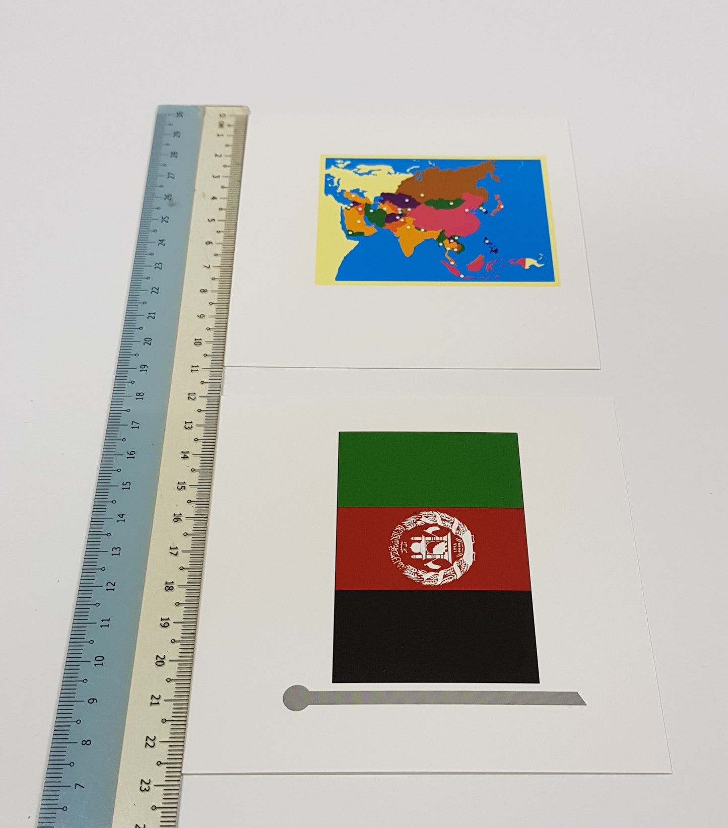 Flags of Asia Nomenclature cards