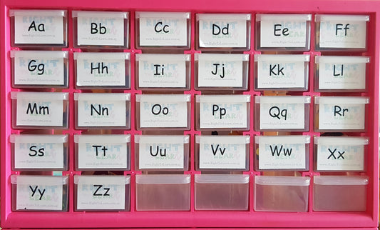 Phonics Sounds - Beginning Alphabet / Letter Box / Drawers  A - Z objects with name tags