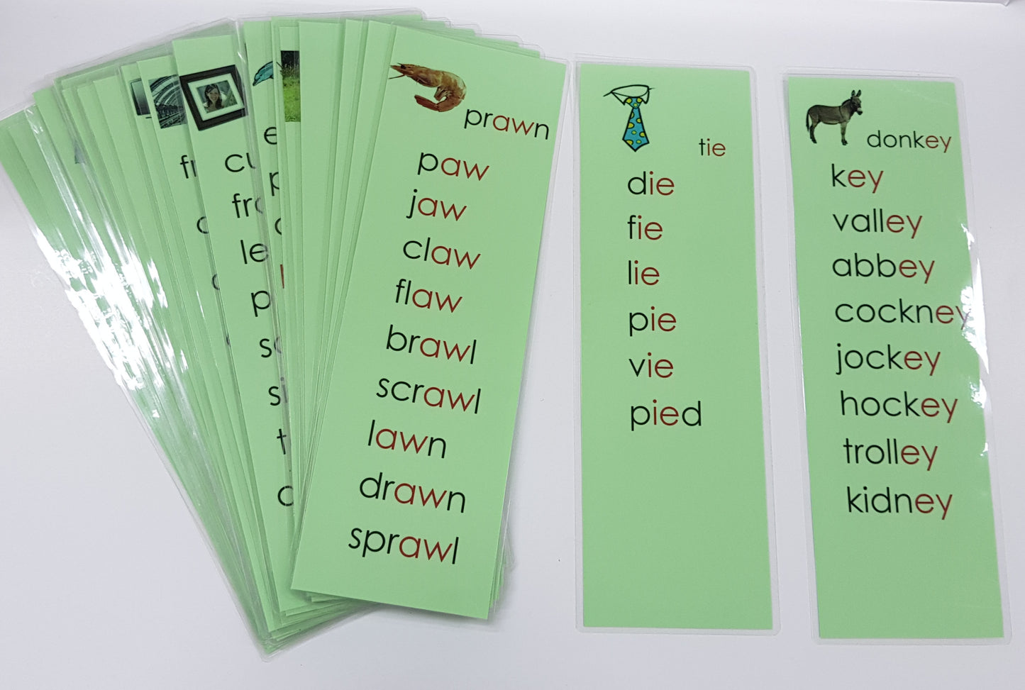 Montessori Green Scheme - Phonics - Phonogram - Word Lists