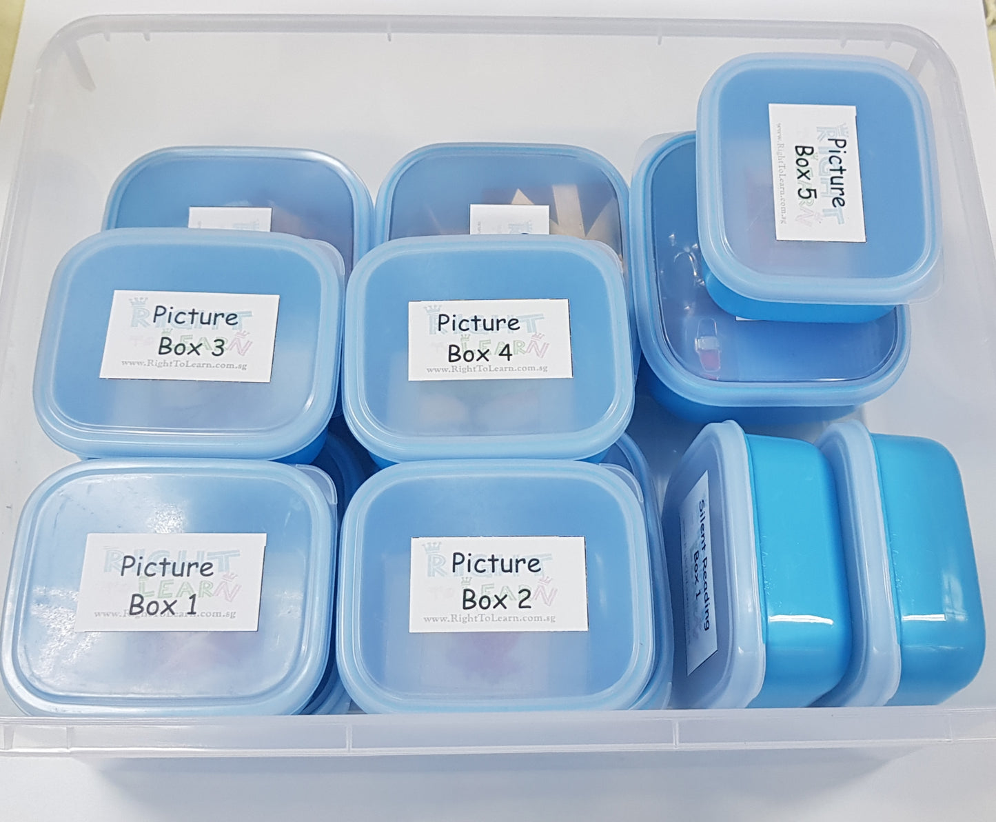 Montessori Blue Scheme - Phonics- Complete set of  Reading Kit - 2