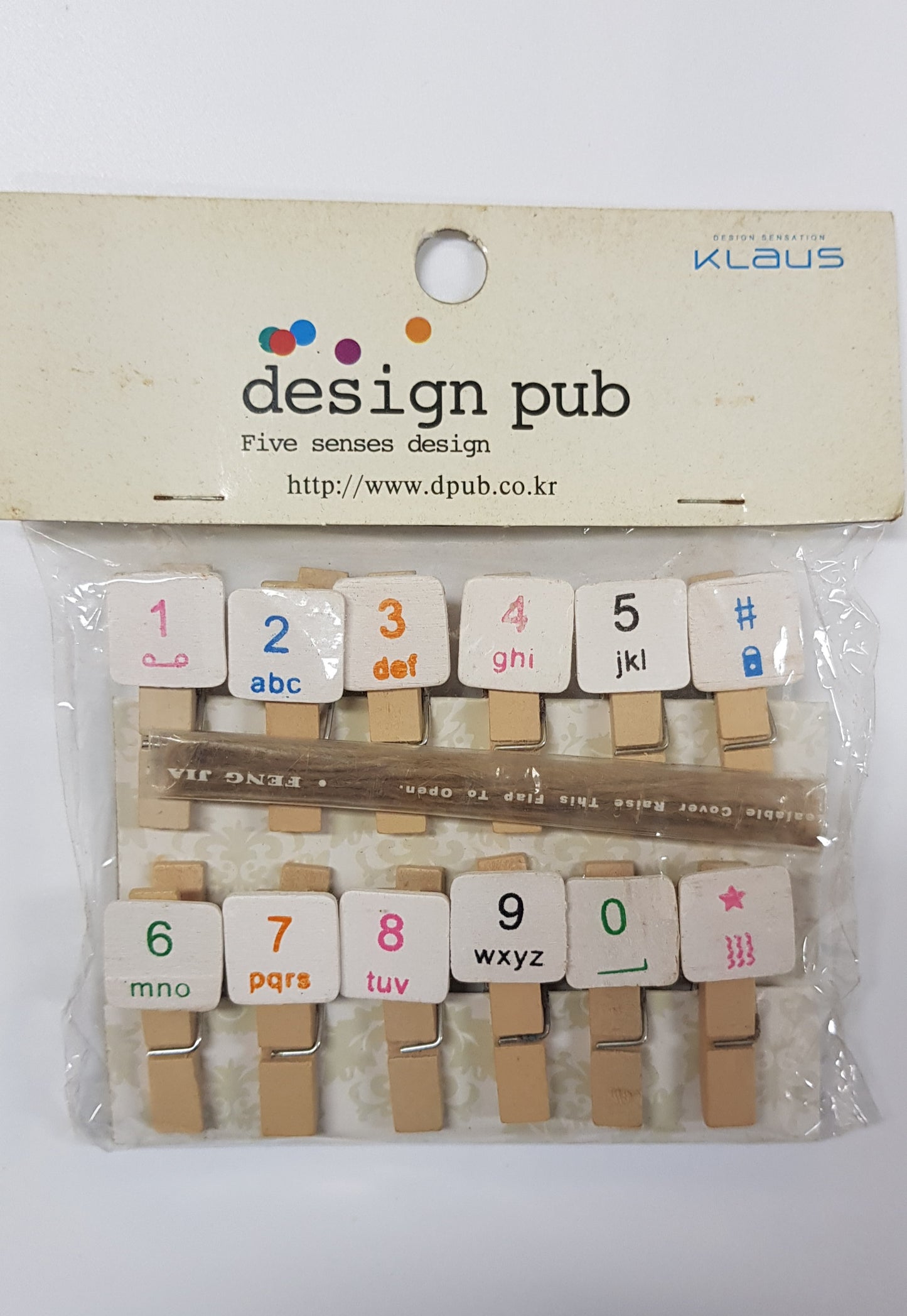 Clearance Cute Numbers & Letters Pegs