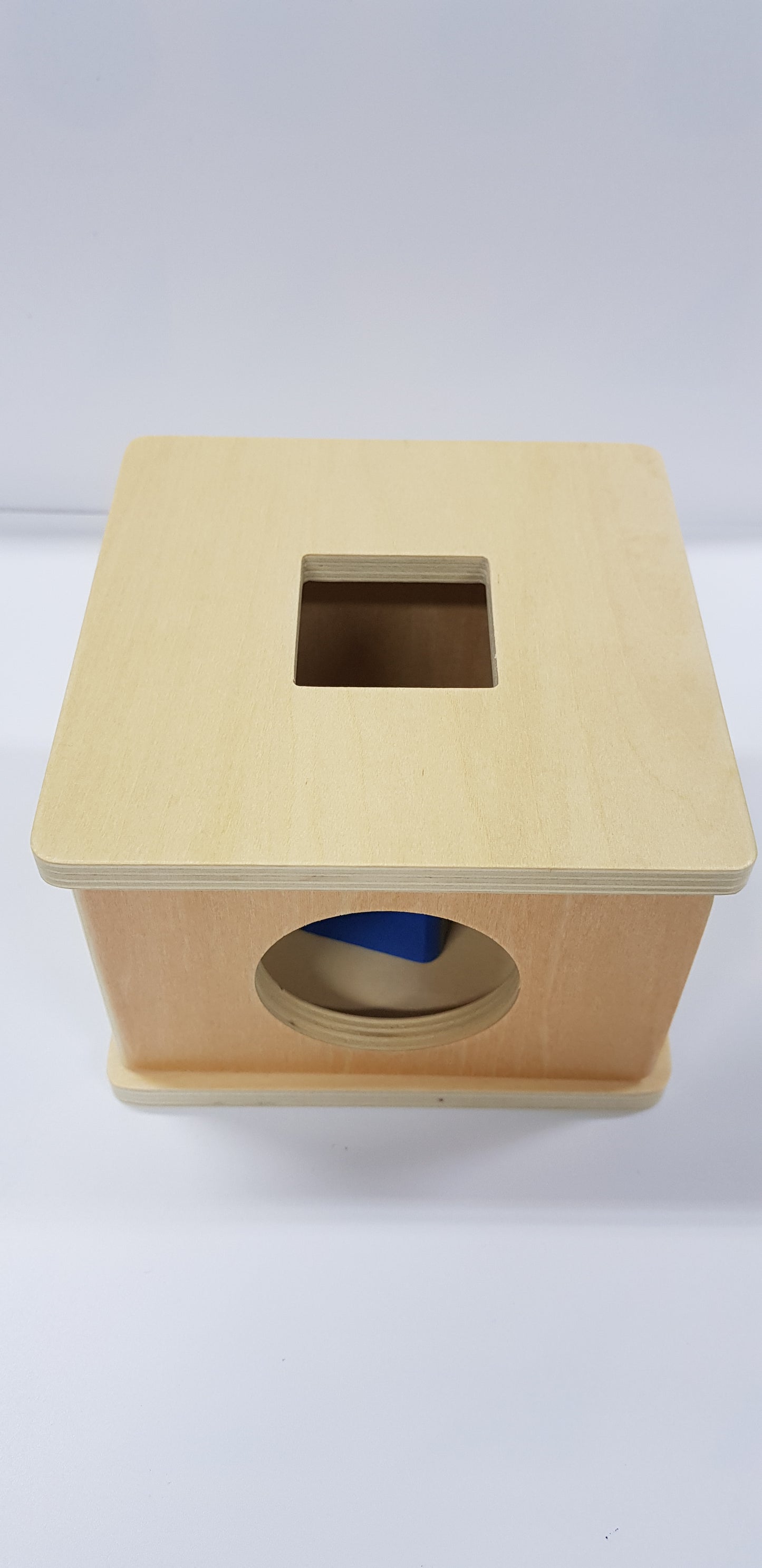 Montessori Imbucare Box with Square Prism