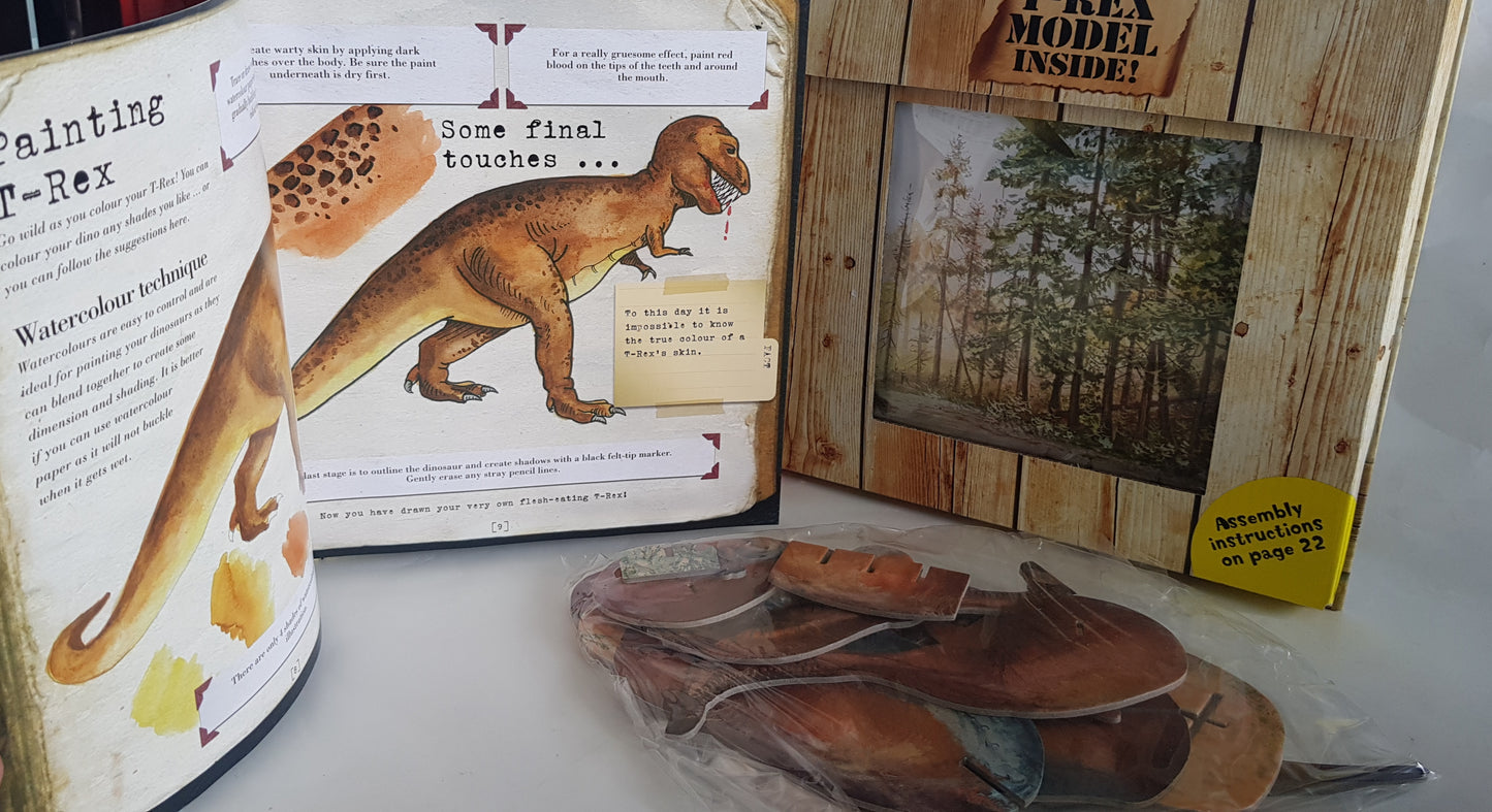 The Explorer's Guides: T-Rex Tyrannosaurs Rex Book & Model Kit