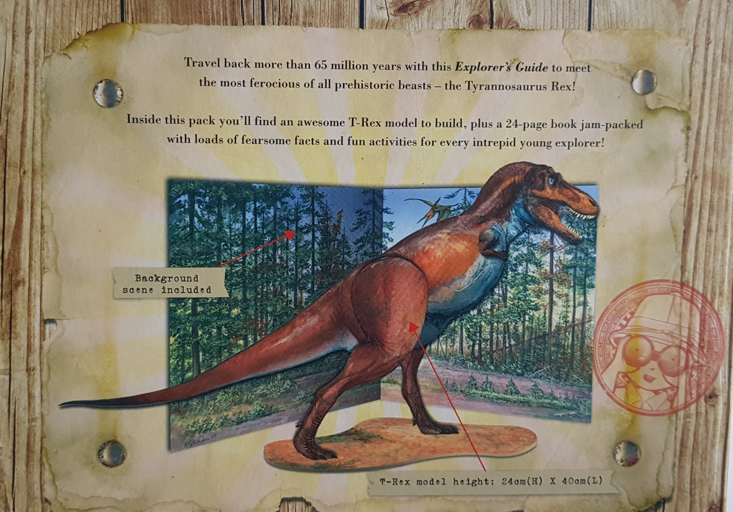 The Explorer's Guides: T-Rex Tyrannosaurs Rex Book & Model Kit