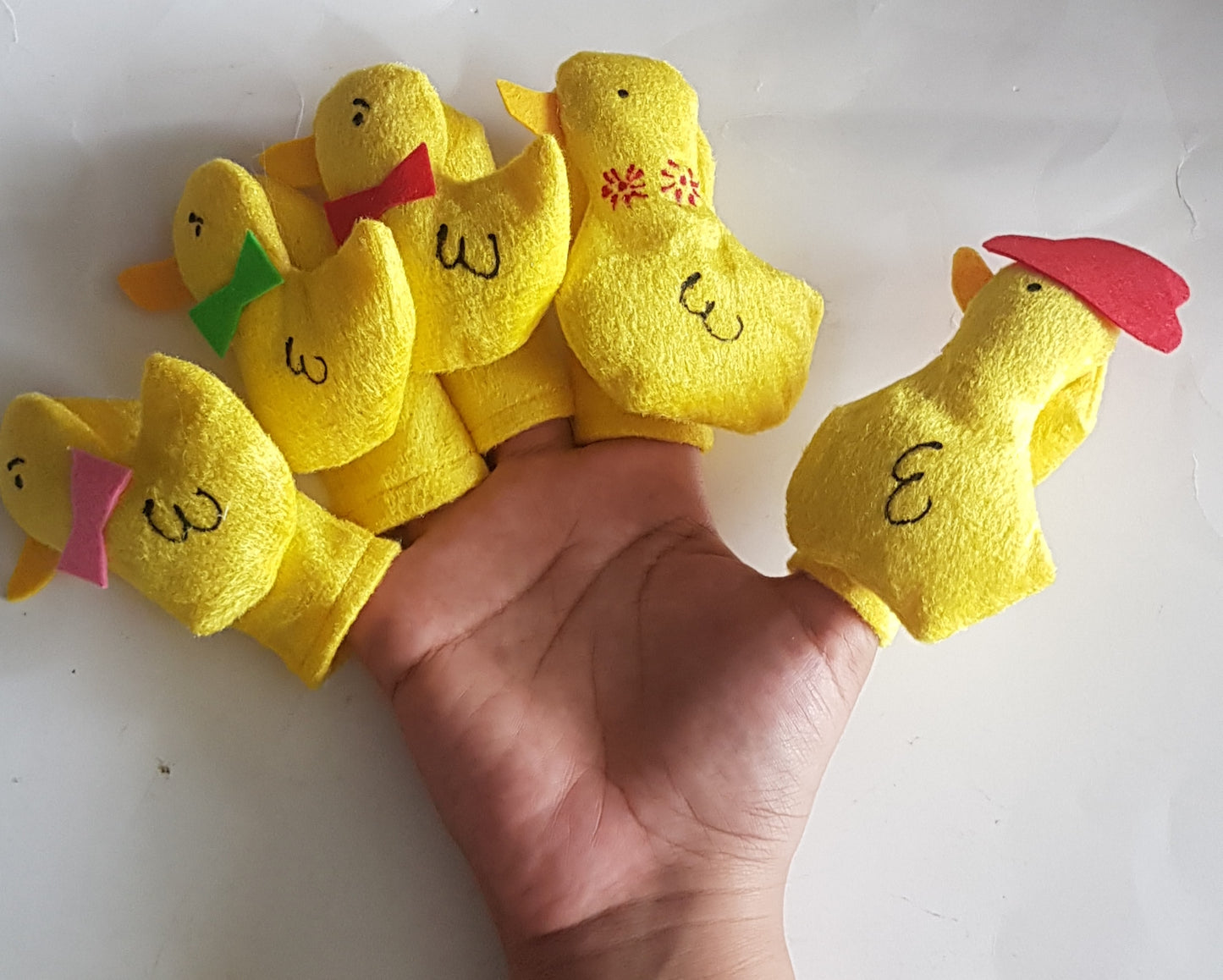 Poems and Songs Five little Monkeys/ducks Finger puppets