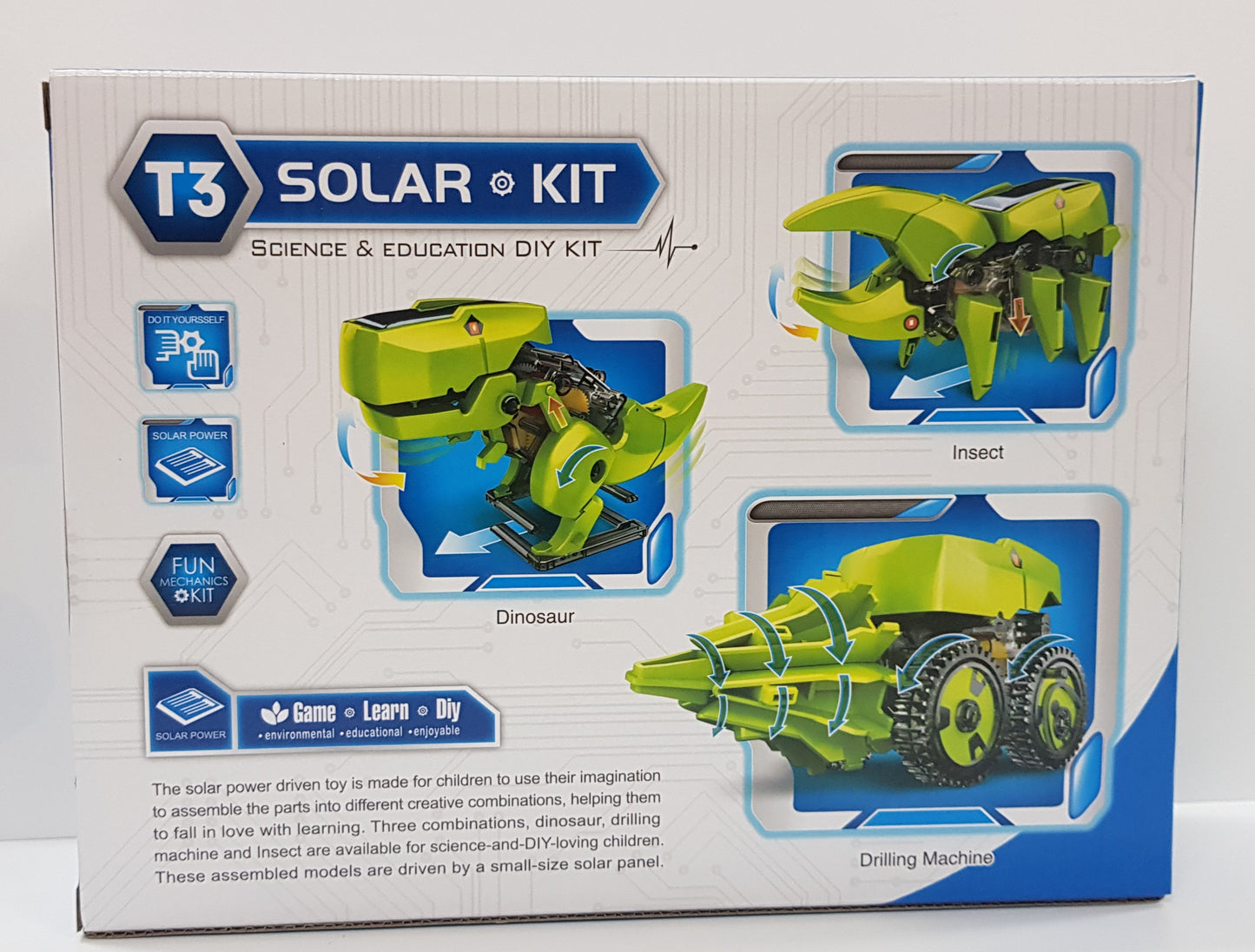 T3 Transforming Solar Robot Kit