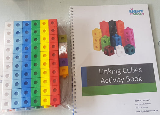 Manipulative Multi-Link Snap Uni-fix Cubes Package