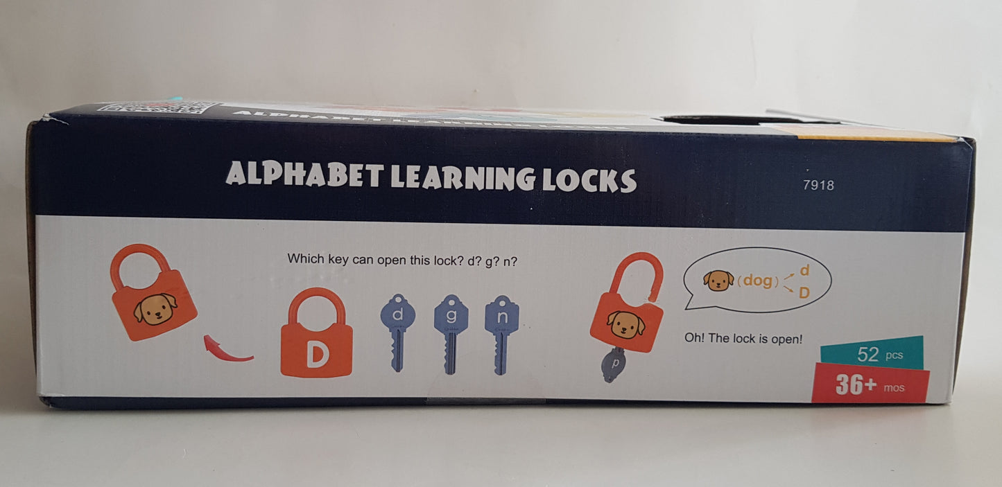 Clearance - Onshine Alphabet A- Z Learning Locks & keys