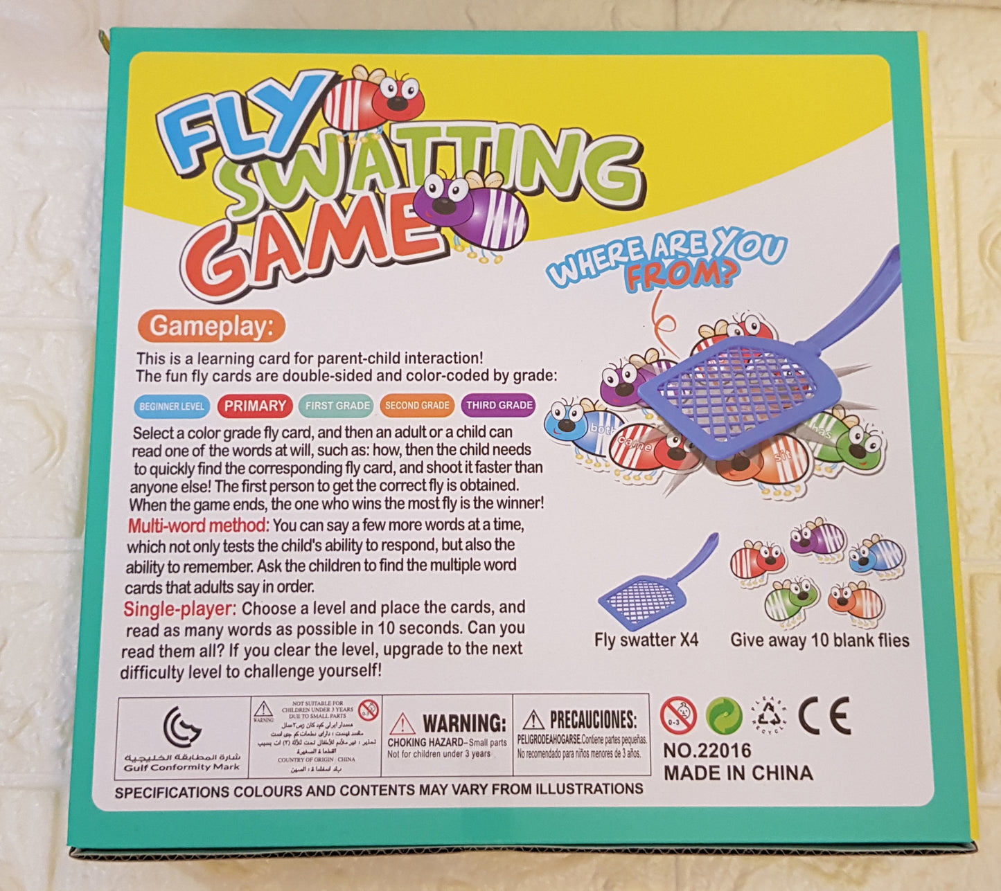 Fly Swatting Game  - Sight Words - Fun way of learning sight words