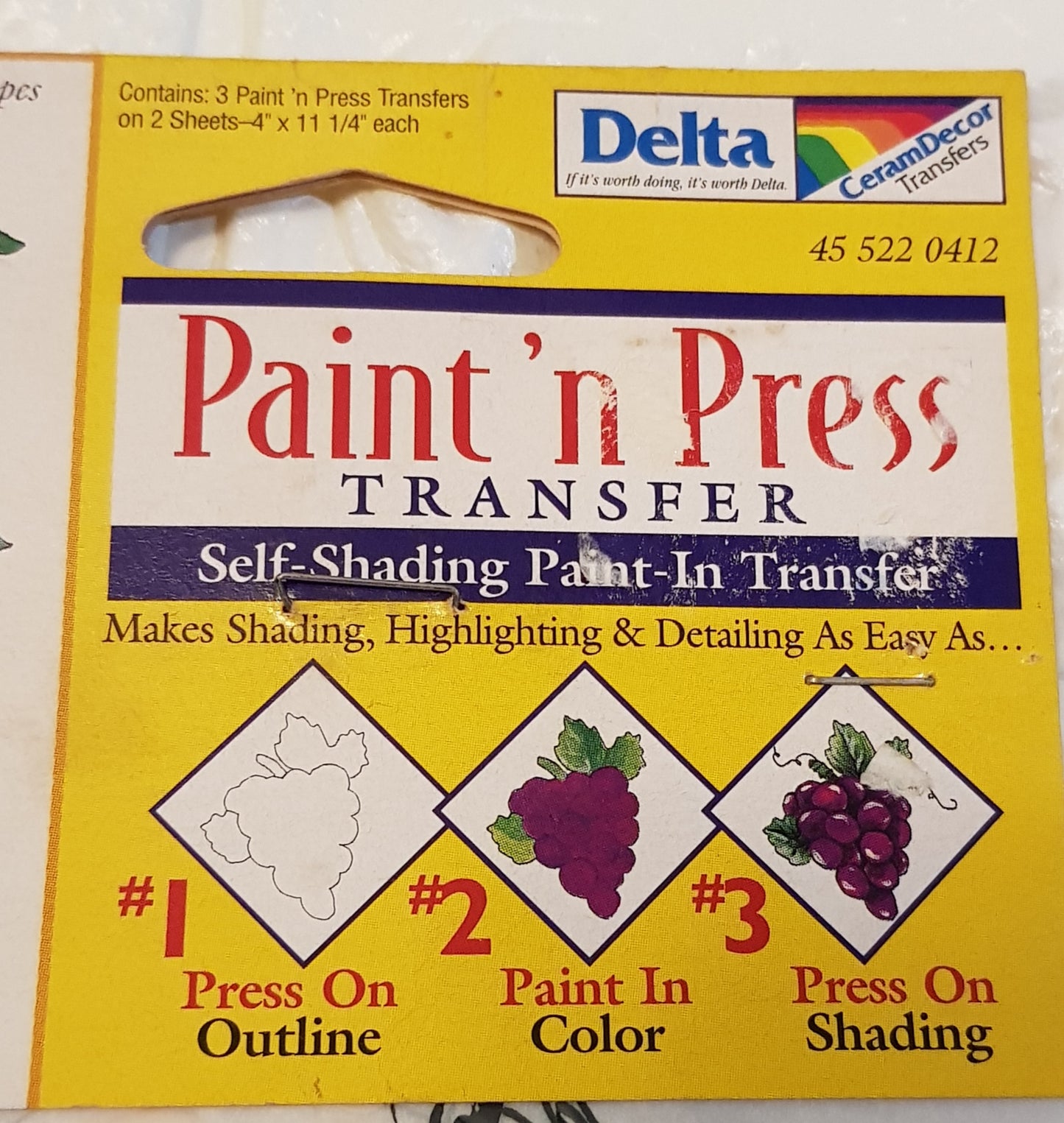 Clearance Paint 'n Press Transfer