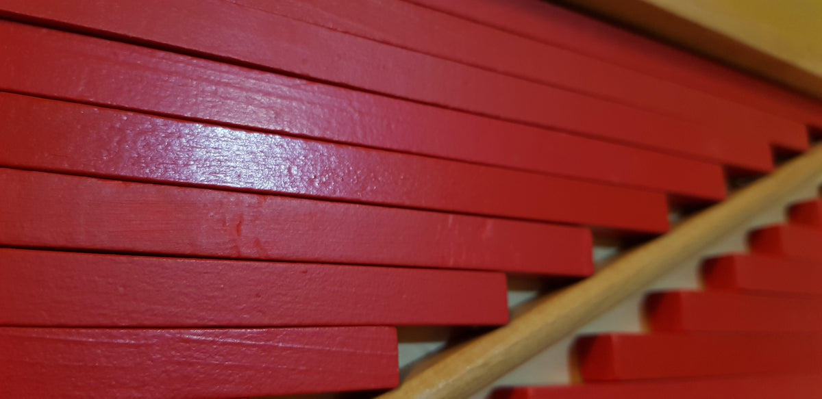 Table Red Rods Montessori Table Red Rods set of 2 – RightToLearn.com.sg