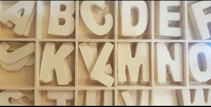 Brand new Clearance Wooden Alphabet/Uppercase Letters