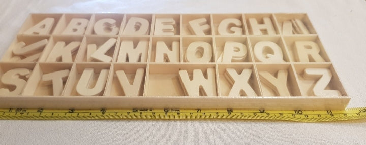 Brand new Clearance Wooden Alphabet/Uppercase Letters