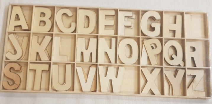 Brand new Clearance Wooden Alphabet/Uppercase Letters