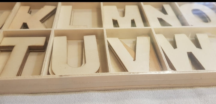 Brand new Clearance Wooden Alphabet/Uppercase Letters