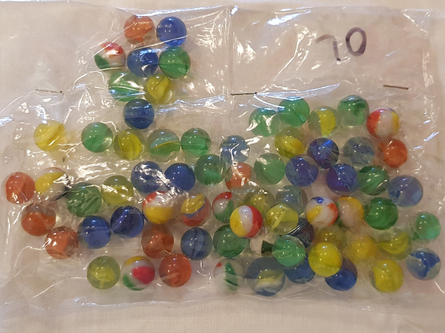 Clearance - Glass Marbles- Pack of 50/70 pcs