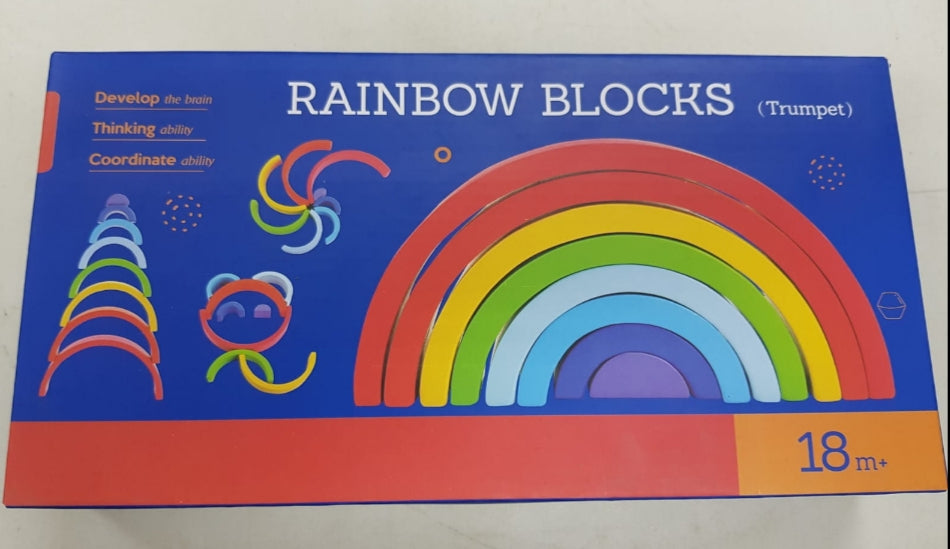 Rainbow Blocks/ Arcs-Semi circles - smaller size