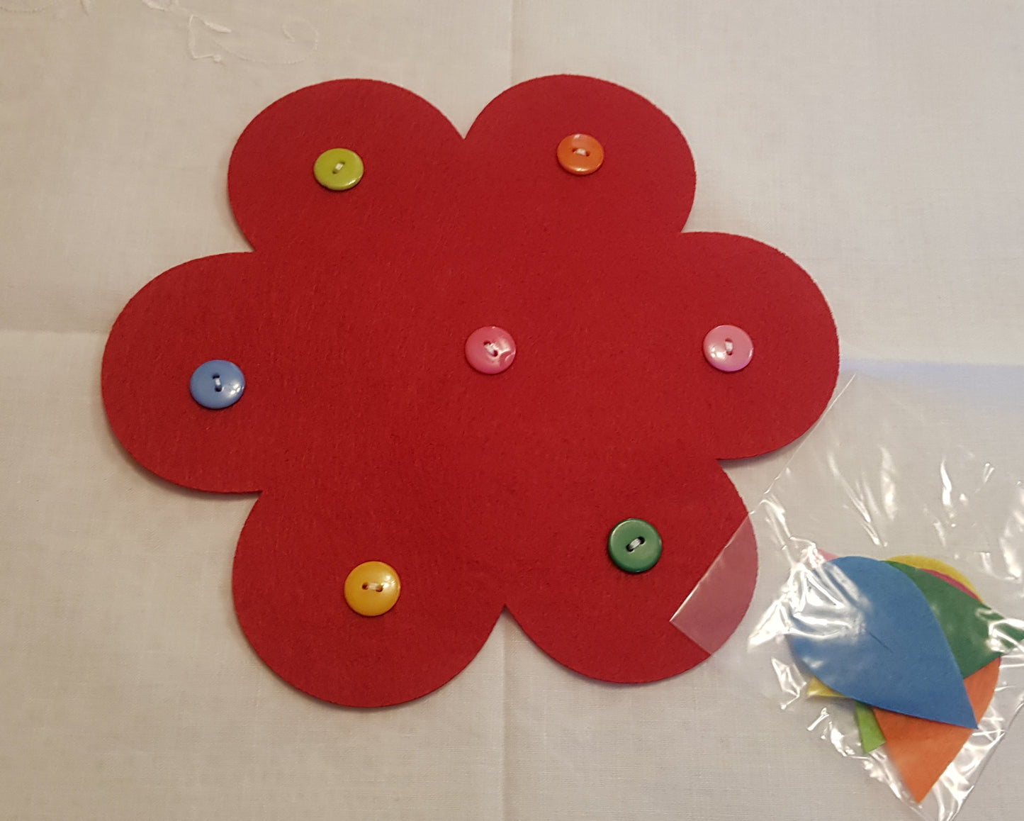 Felt Button/Zipper Activity For Fine Motor Skills