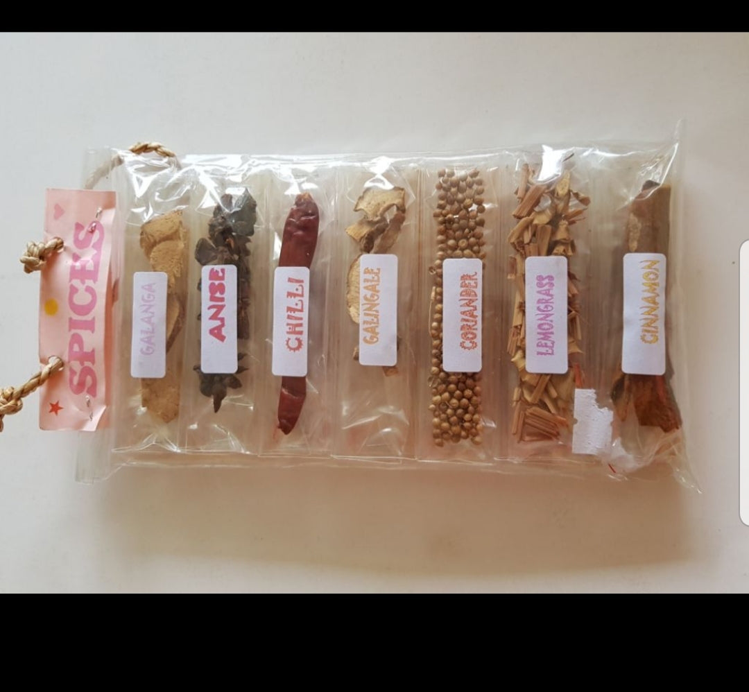 Sensorial Activity - Smelling - Different Spices - Spice pack