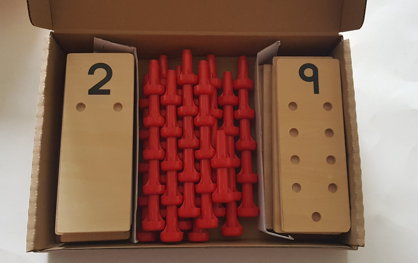 Numerical Peg Board - Peg Number Board