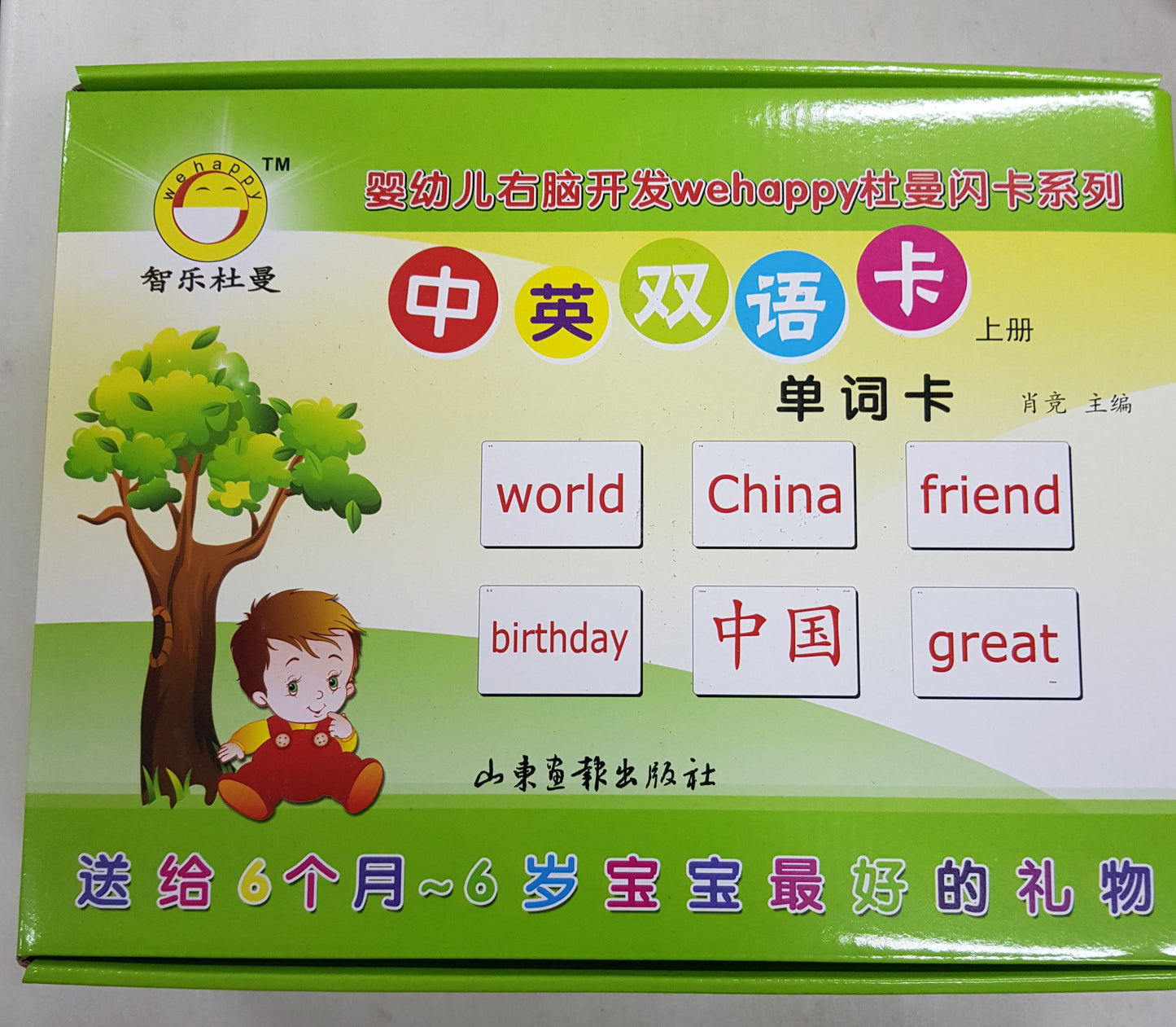 Wehappy Chinese English Words flashcards - clearance