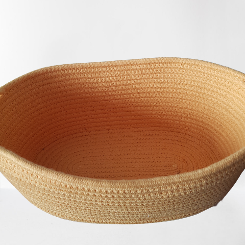 Nordic Style Cotton Handwoven Rope Storage Basket