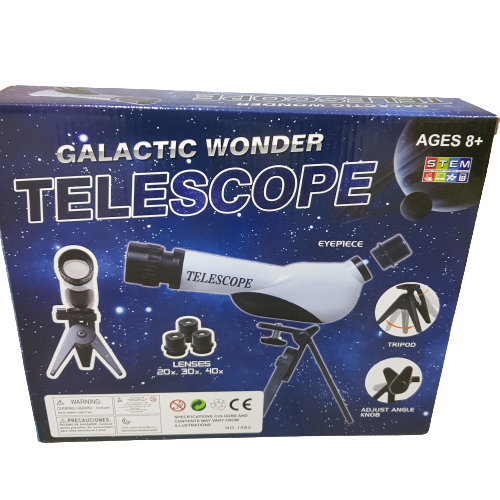 STEM - Galactic Wonder Kids Telescope with Tripod / View Finder / Lenses