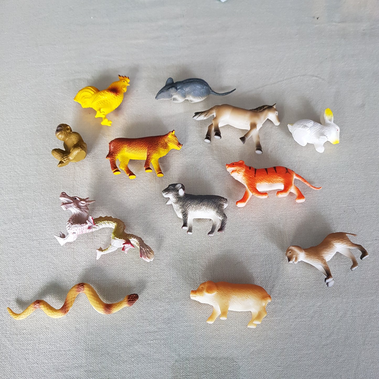 Chinese Zodiac Animals - Miniature models