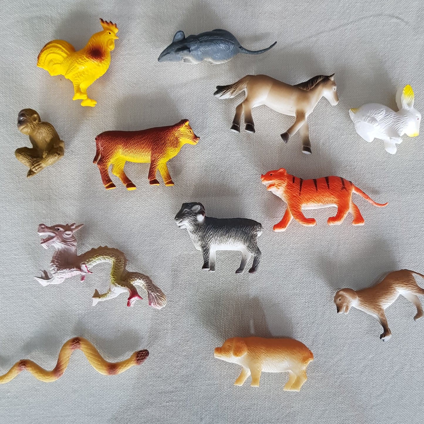 Chinese Zodiac Animals - Miniature models