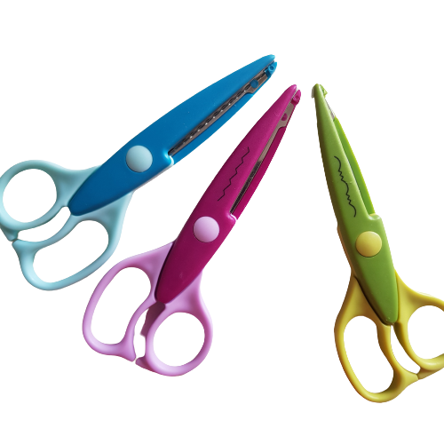 Art & Craft Scissors - Zig Zag designs x 3 types