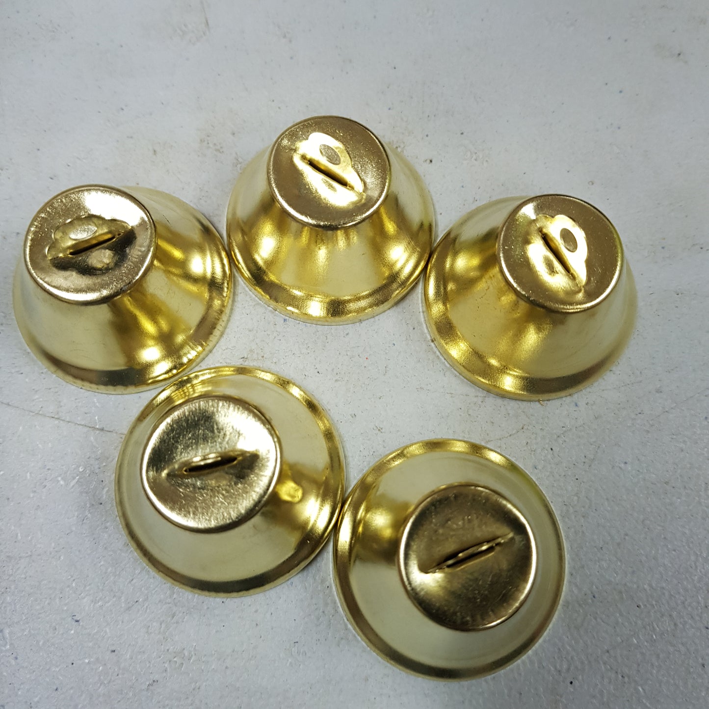 Art & Craft Decor Gold Bells  x 5pcs