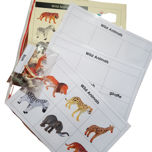 Right To Learn -  Classification - Wild Animals with cards