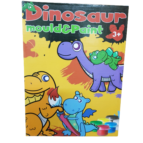 DIY Art & Craft - Mould & Paint DINOSAUR