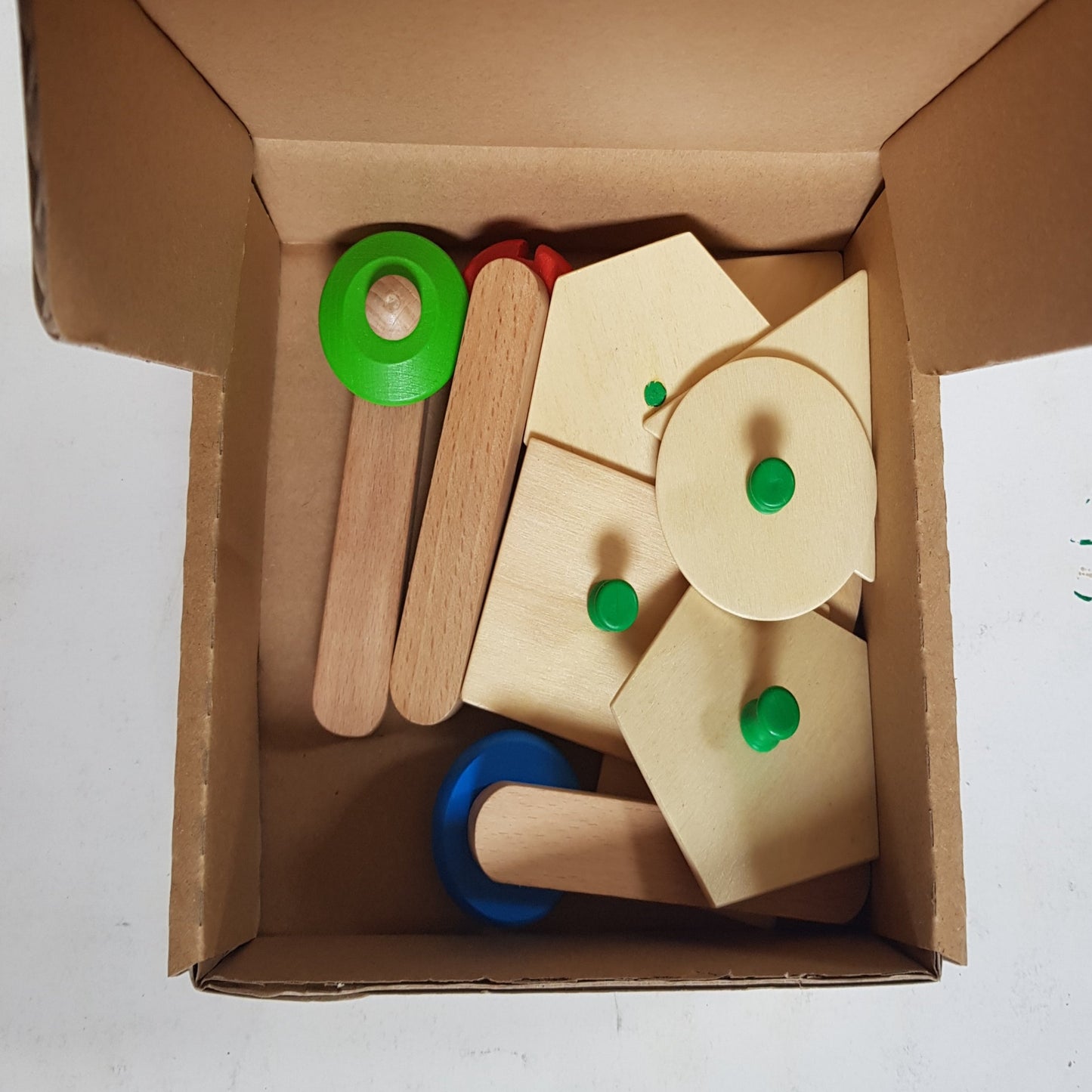 Wooden Shapes and Cutters for Craft Playdoh dough activity