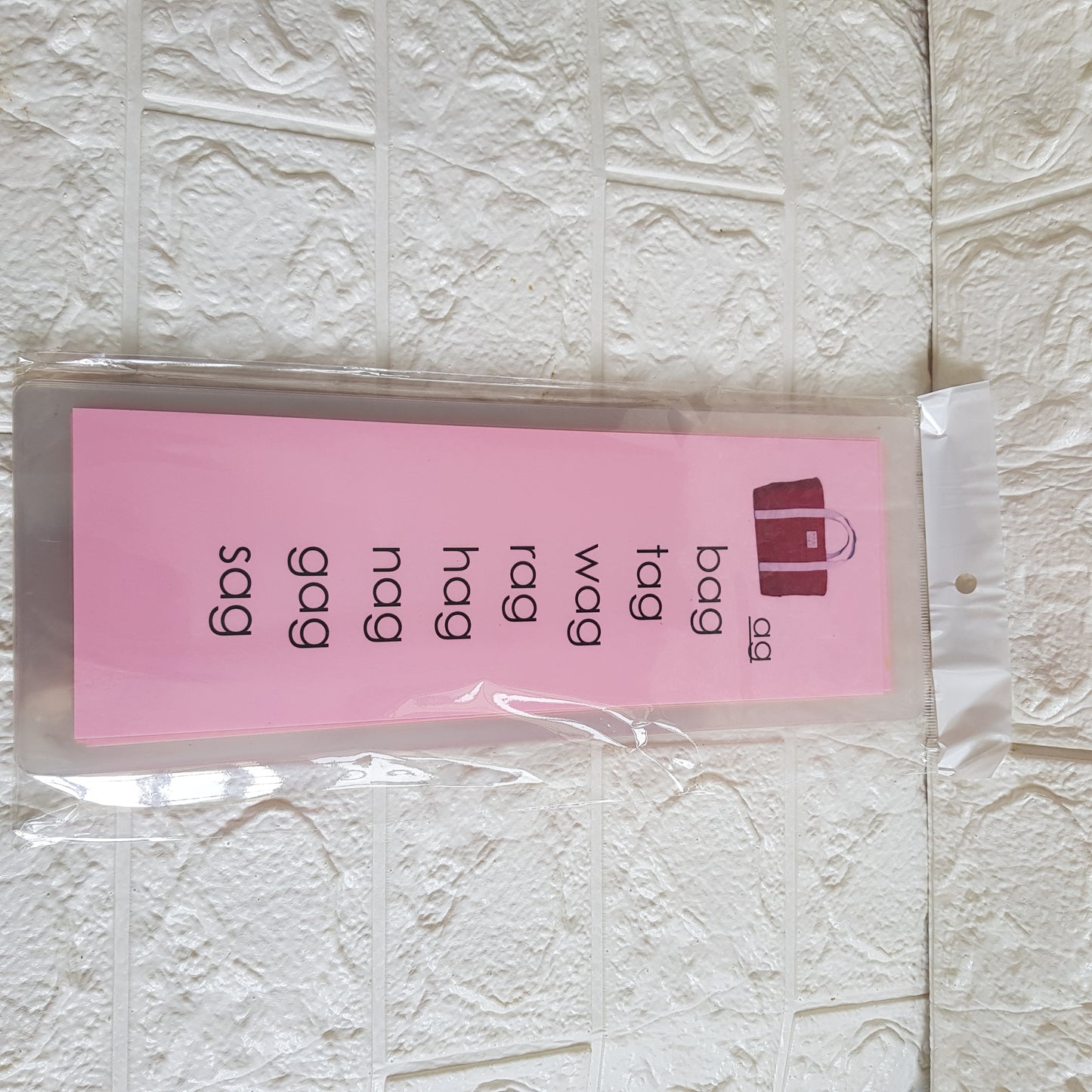 Montessori Pink Scheme - Phonics - Blends Word list with pictures