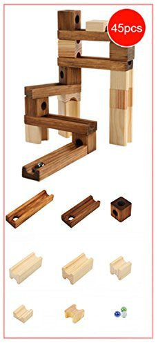 Onshine Building Wood Marble Building Blocks set - RightToLearn.com.sg
 - 8