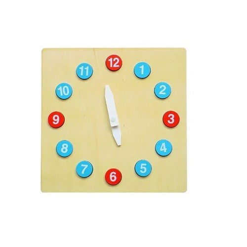 Montessori - Wooden Clock - RightToLearn.com.sg
