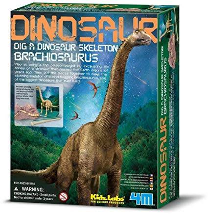 4M - KidzLab - Dig a Brachiosaurus Dinosaur Skeleton