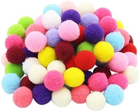 Art & Craft Assorted Colors & Size  Pom Pom/ pom-pom