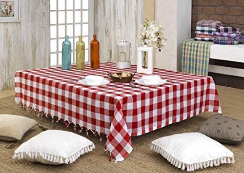 Clearance Cotton Handloom Checkered Tablecloth with matching napkins  x various designs