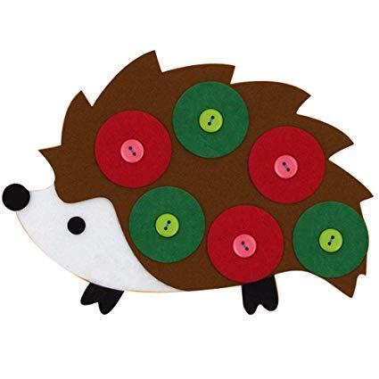 Felt Button/Zipper Activity For Fine Motor Skills