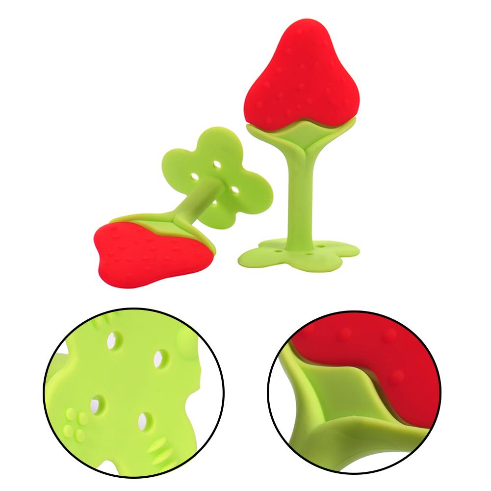 Infant - Fruit Shape Baby Teether Teething Toys Food Grade Silicone Teether