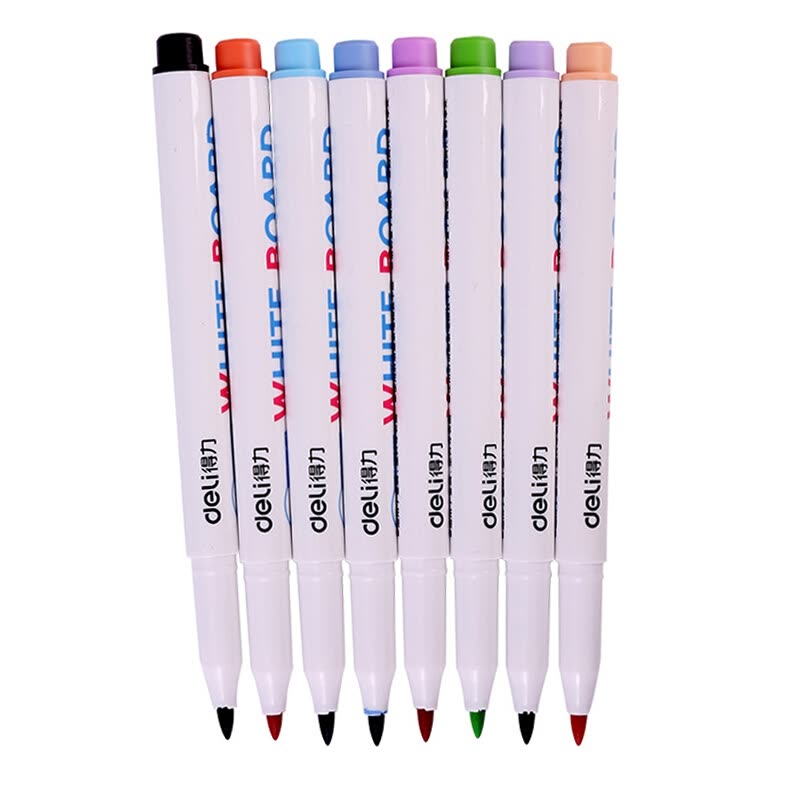 Colourful/Colorful White Board Marker x 8