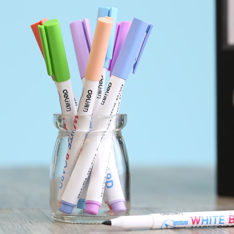 Colourful/Colorful White Board Marker x 8