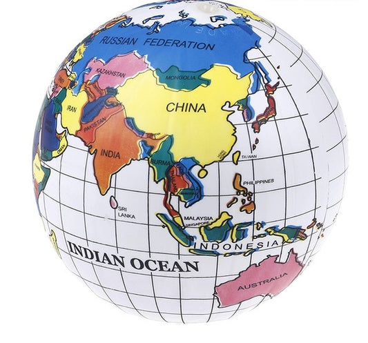 Montessori Cultural / Geography Inflatable Plastic Globe / Ball