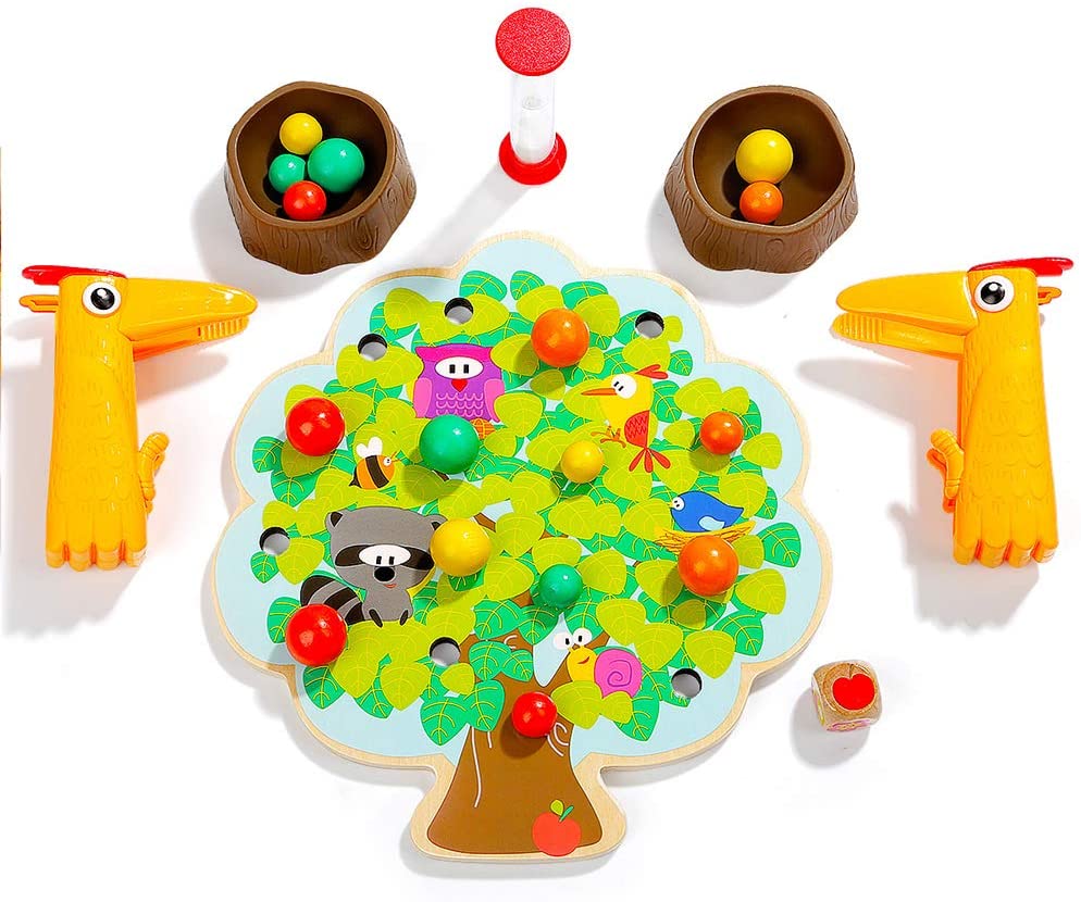 Topbright Wooden Pecker's Fruit Fiesta Game