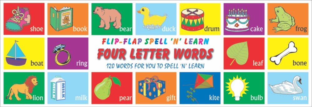 Flip Flap Spell 'N' Learn - 4 Letter Words