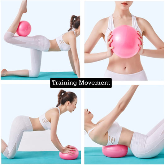 9 Inch Exercise Ball, Yoga Ball, Pilates Ball, Stability Ball, improves Balance, Core Training and Physical Therapy