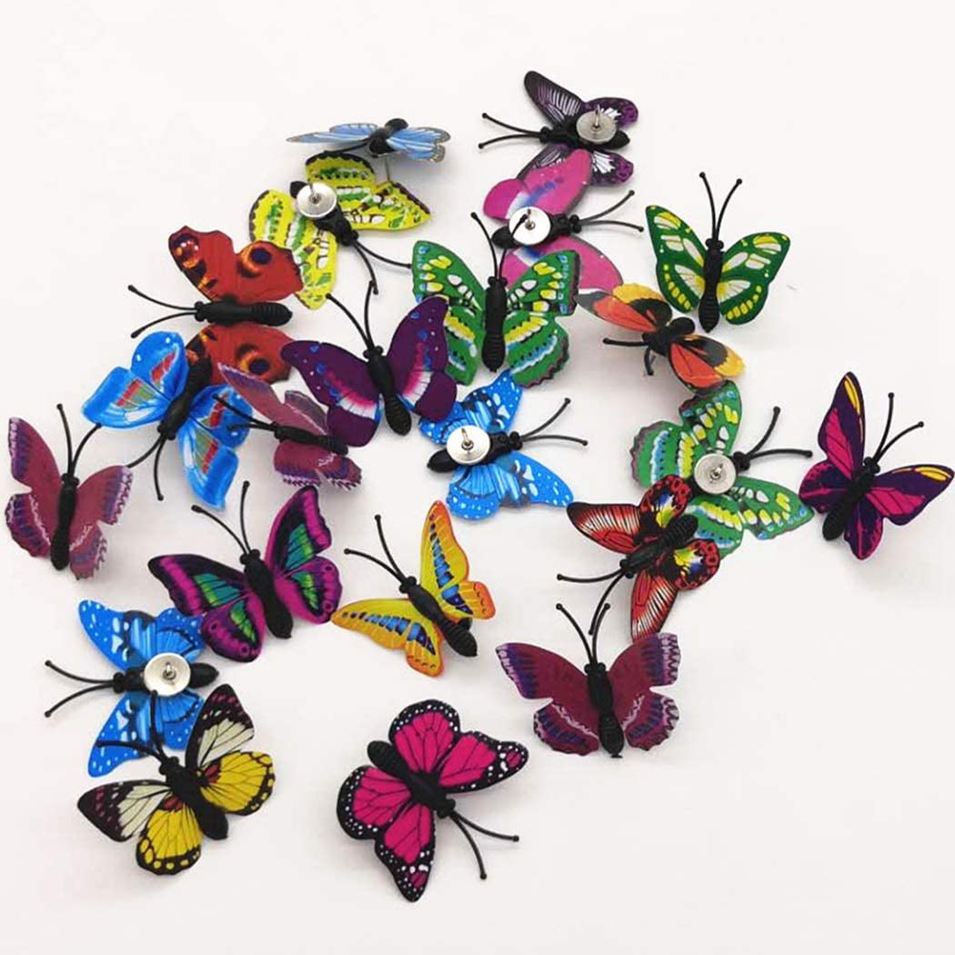 Push Pins 20 PCS - Creative Butterfly Decorative  Thumb Tack Drawing Pin