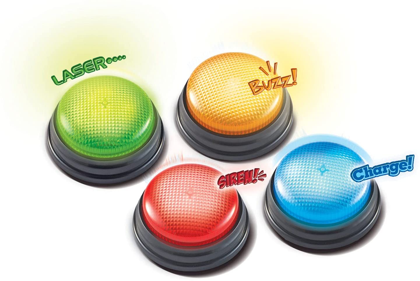 Learning Resources -Set of 4 Lights and Sounds Answer Buzzers